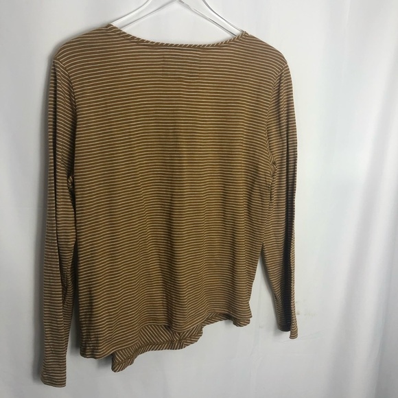 Maeve Cotton Striped top size Large 0517 - Picture 3 of 3